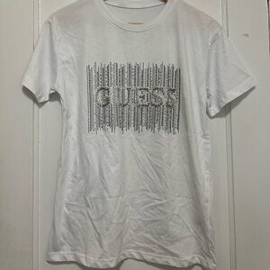 Guess Bedazzled Embroidered T-Shirt